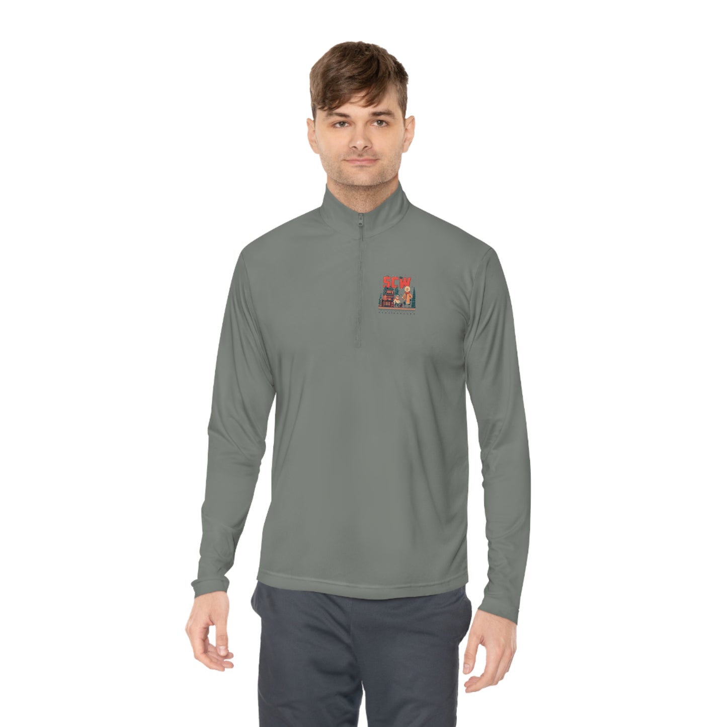 Quarter-Zip Pullover Festive Ready