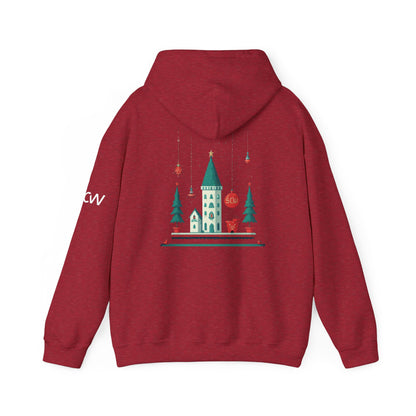 Hooded Sweatshirt Festive Castle