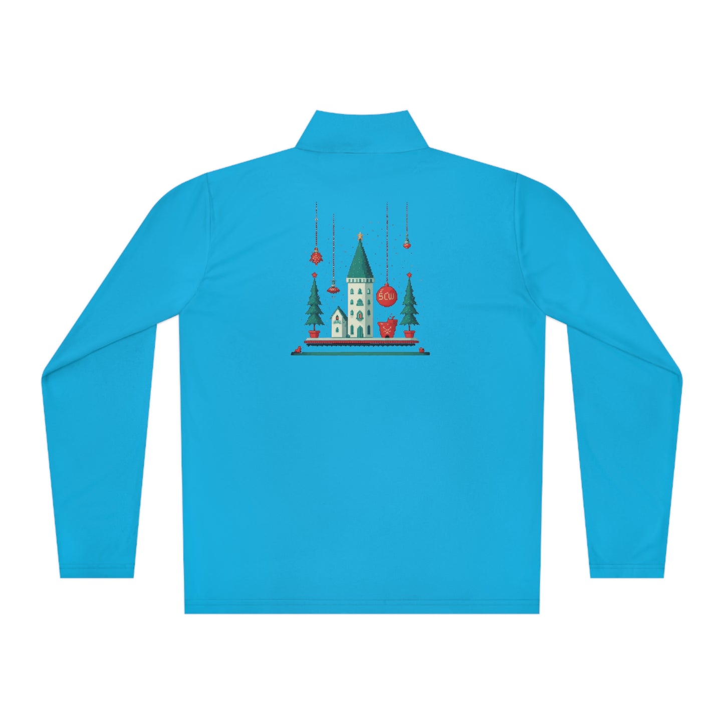 Quarter-Zip Pullover Festive Castle