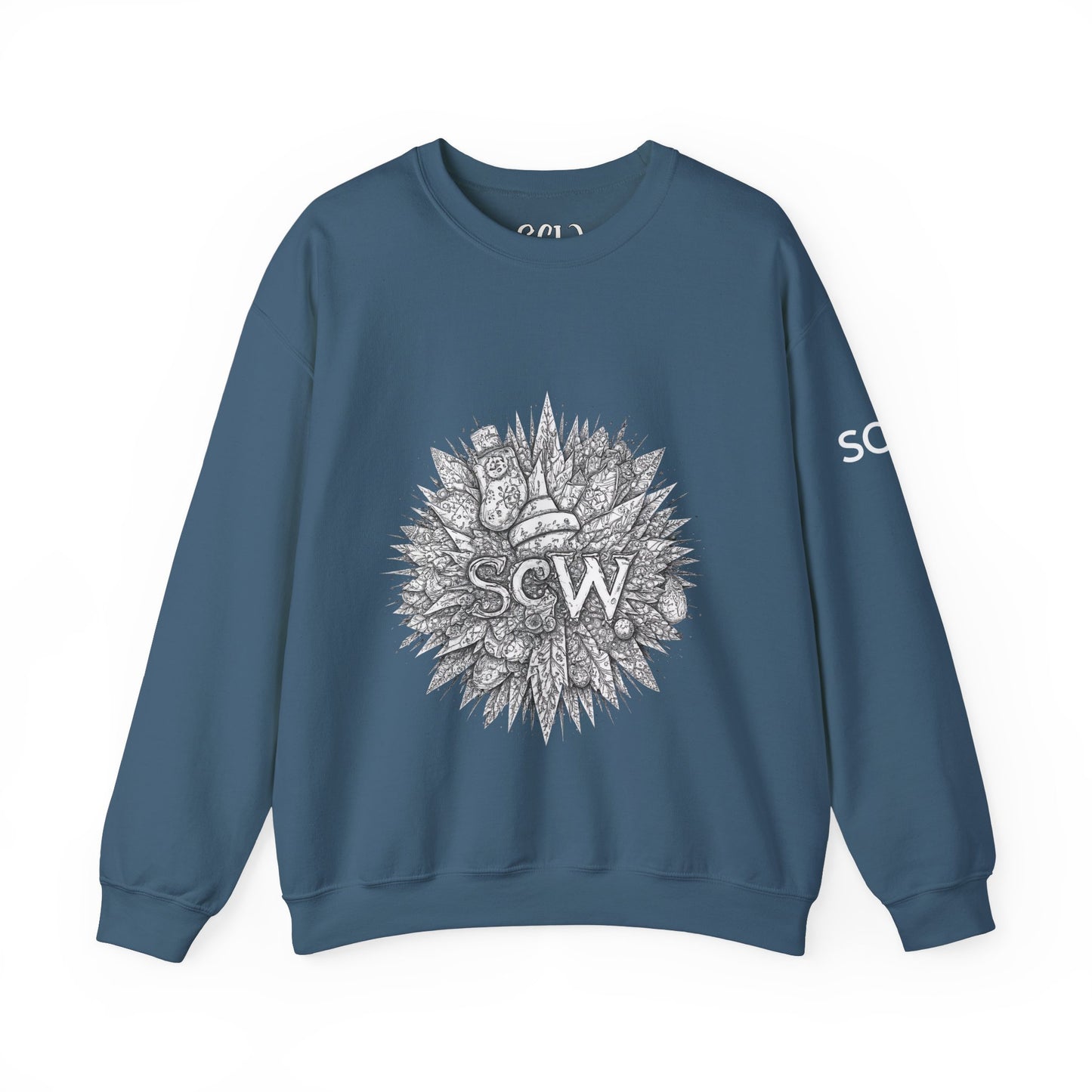 Crewneck Sweatshirt Festive B&W