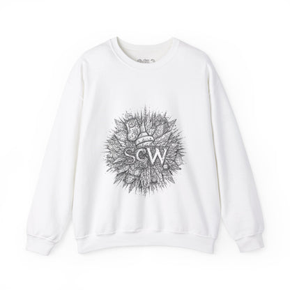 Crewneck Sweatshirt Festive B&W