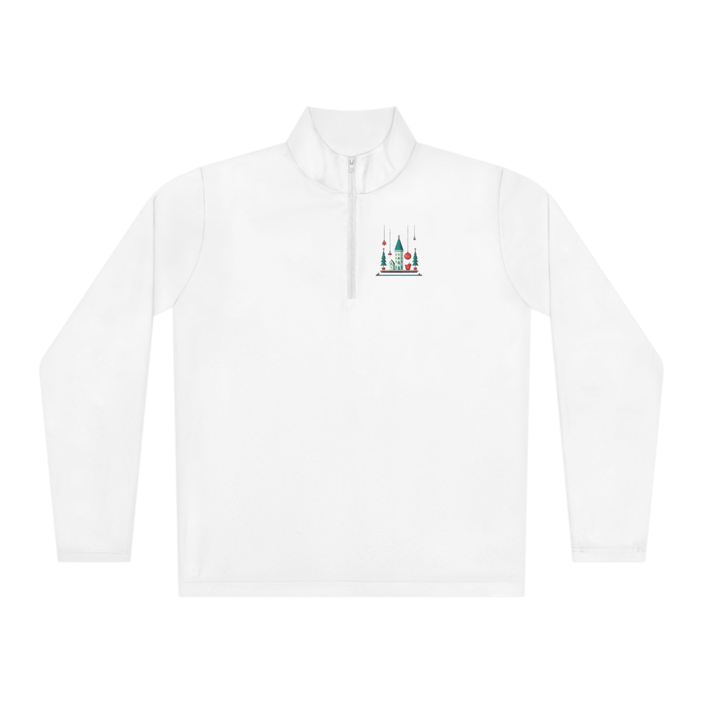 Quarter-Zip Pullover Festive Castle