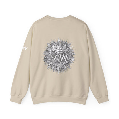 Crewneck Sweatshirt Festive B&W