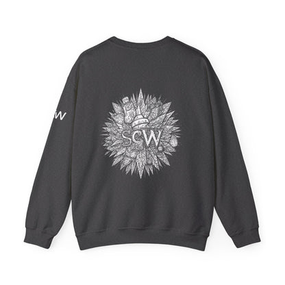 Crewneck Sweatshirt Festive B&W