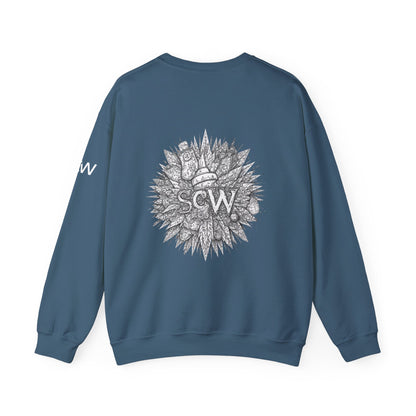 Crewneck Sweatshirt Festive B&W