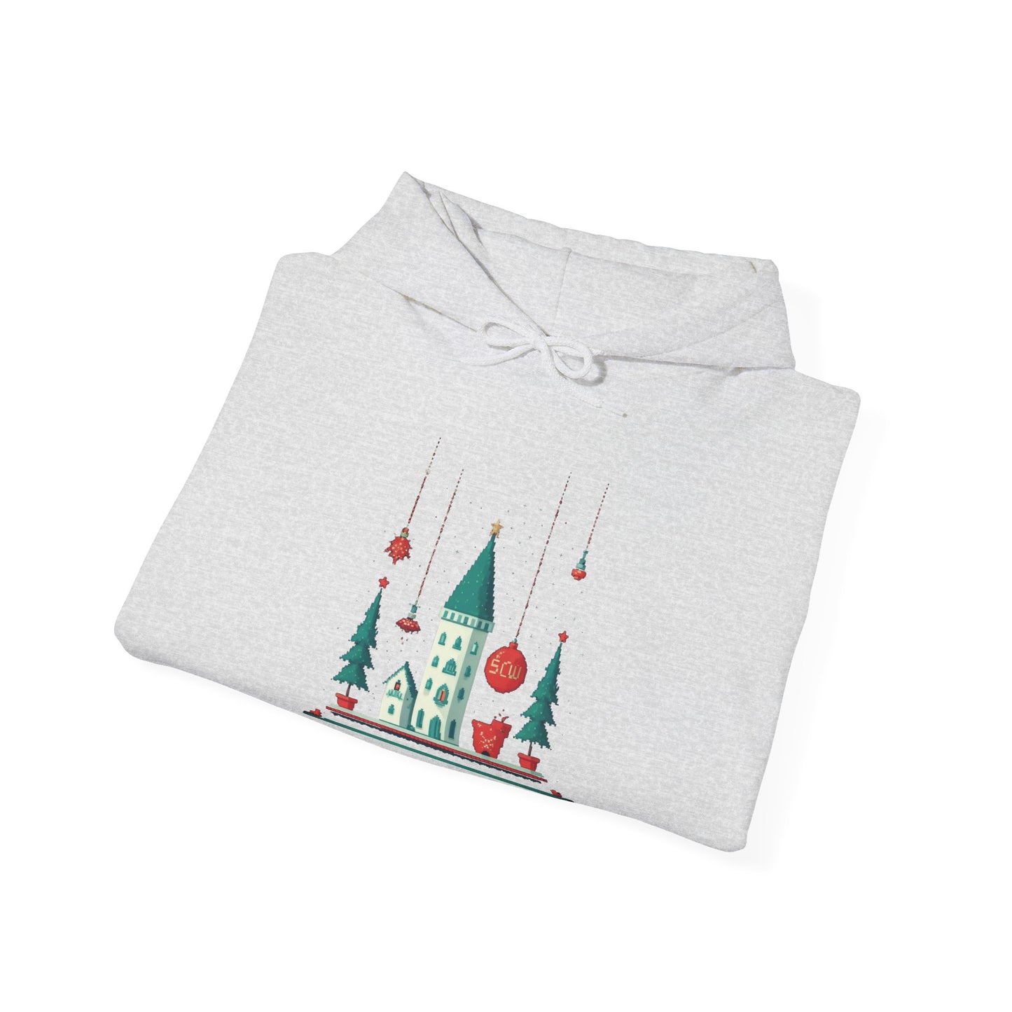 Hooded Sweatshirt Festive Castle