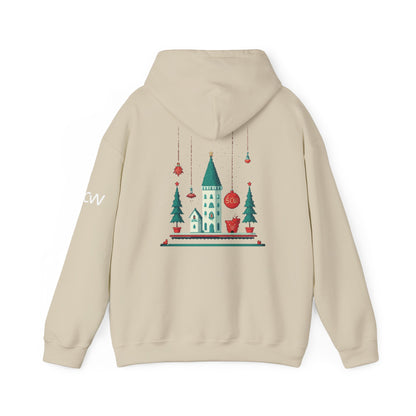 Hooded Sweatshirt Festive Castle