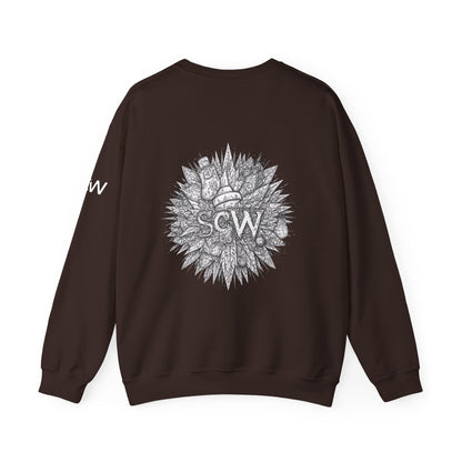 Crewneck Sweatshirt Festive B&W