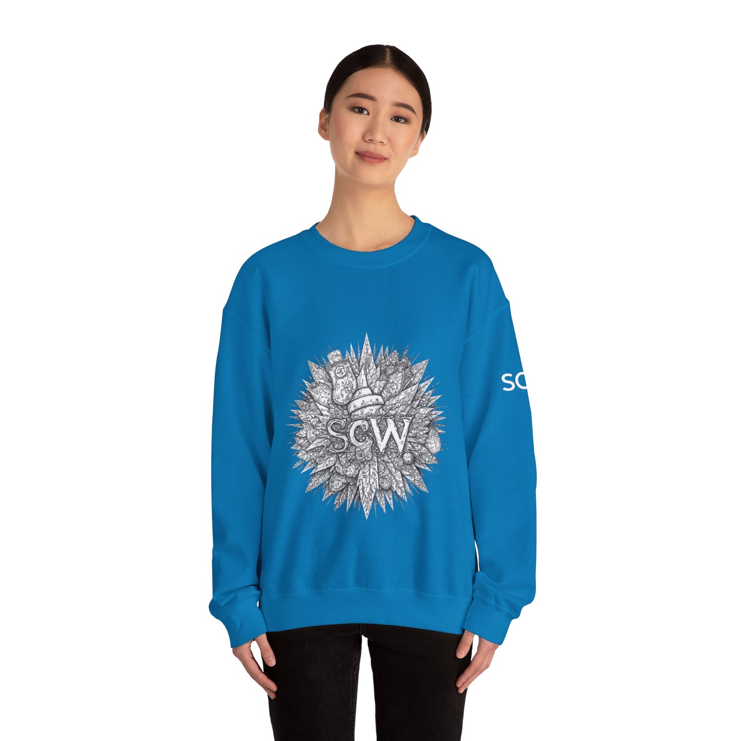 Crewneck Sweatshirt Festive B&W