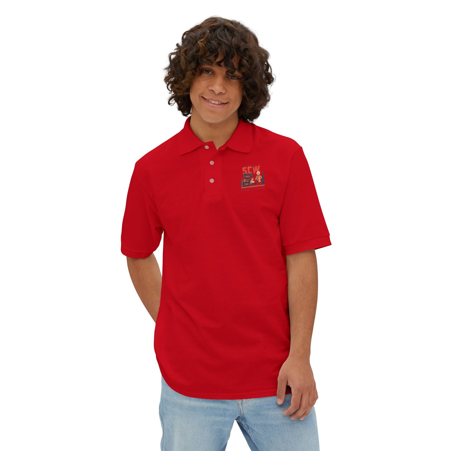 Men's Piqué Polo Festive Ready