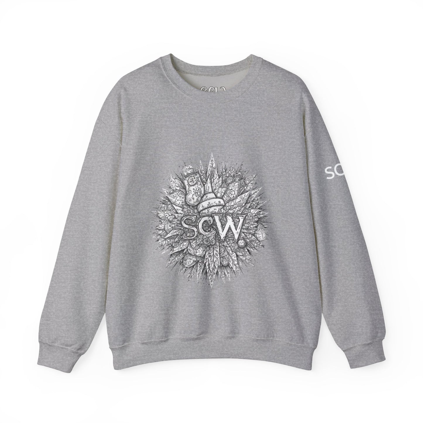 Crewneck Sweatshirt Festive B&W