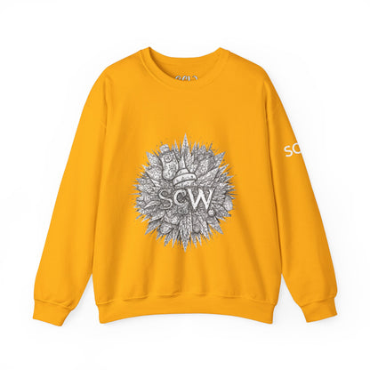 Crewneck Sweatshirt Festive B&W