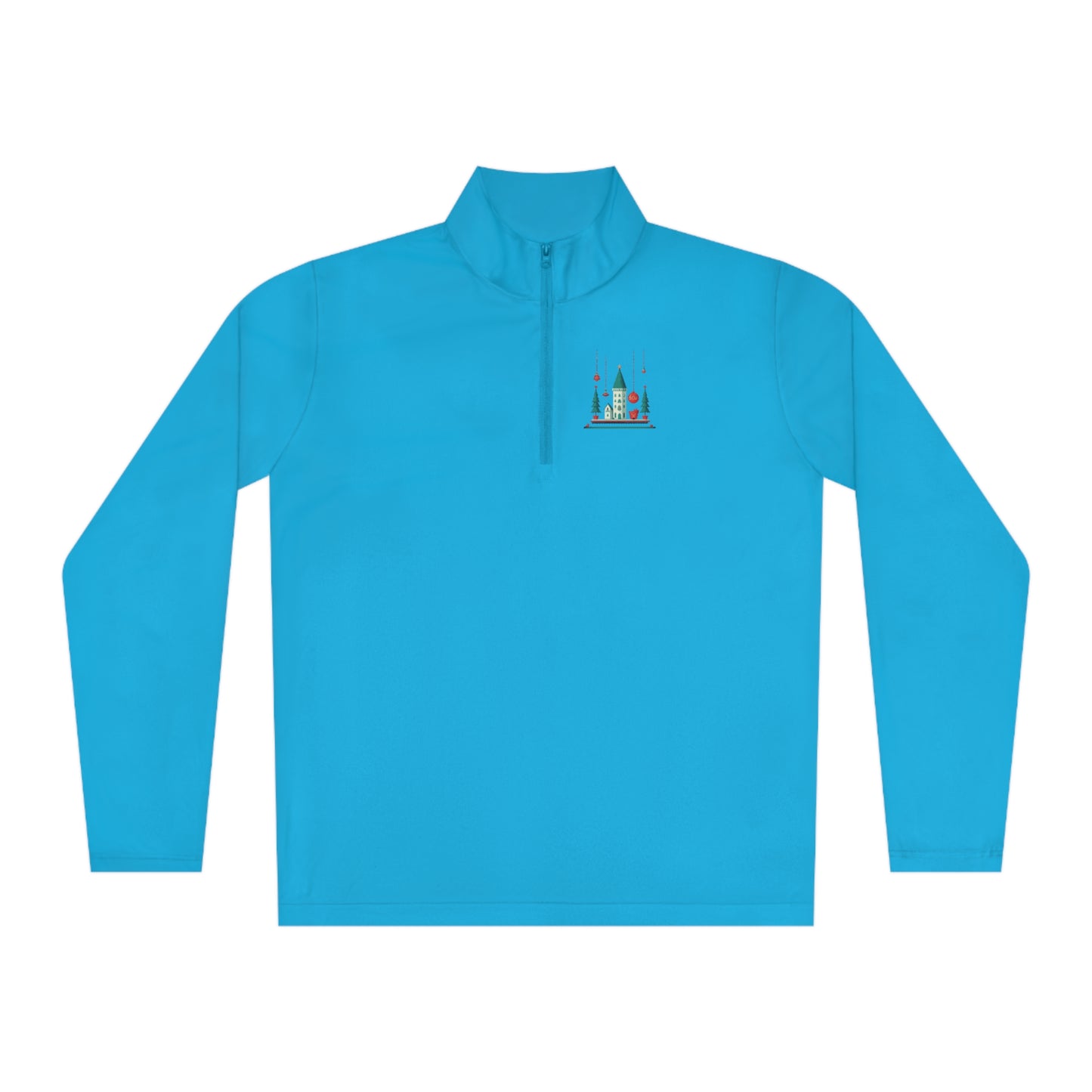 Quarter-Zip Pullover Festive Castle