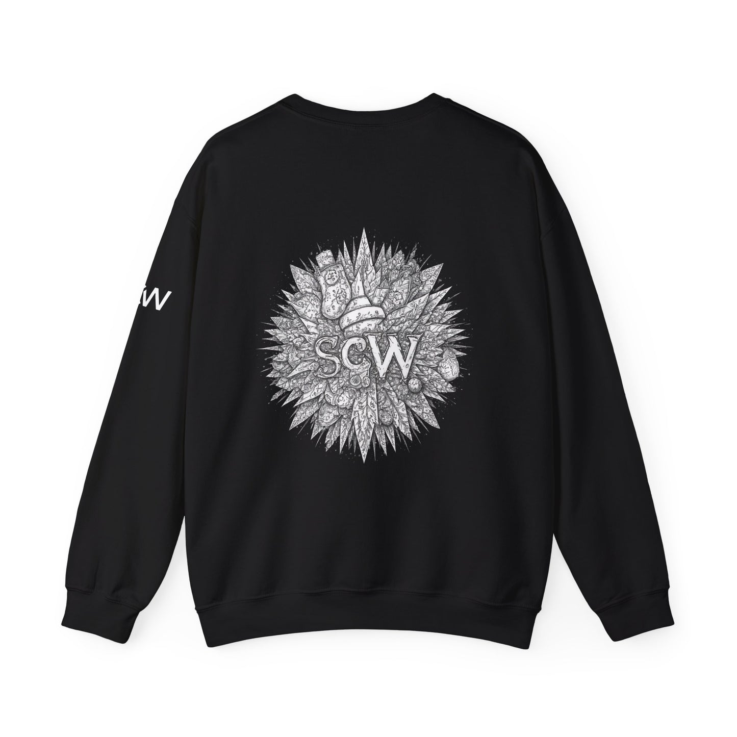 Crewneck Sweatshirt Festive B&W