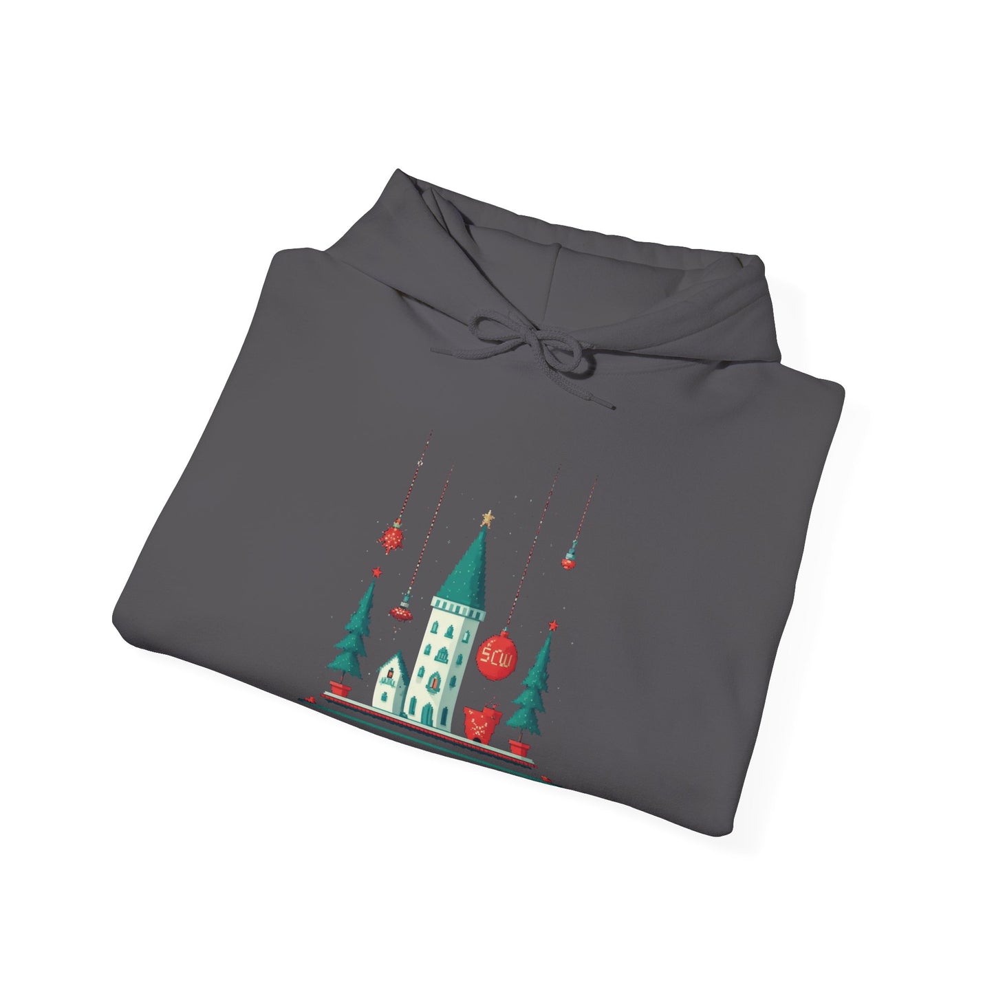 Hooded Sweatshirt Festive Castle