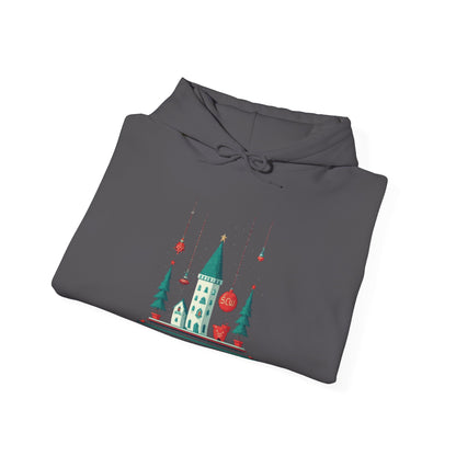 Hooded Sweatshirt Festive Castle