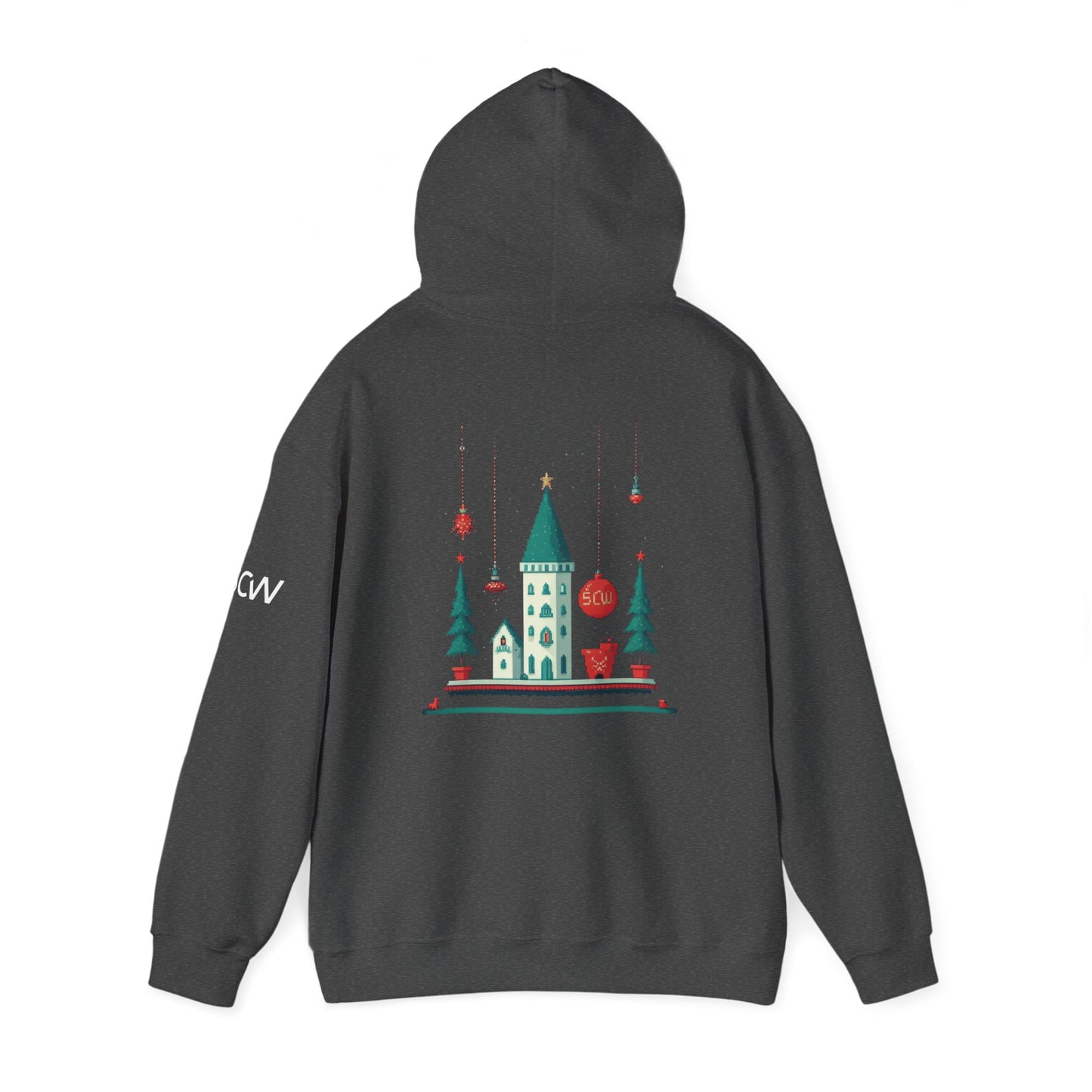 Hooded Sweatshirt Festive Castle