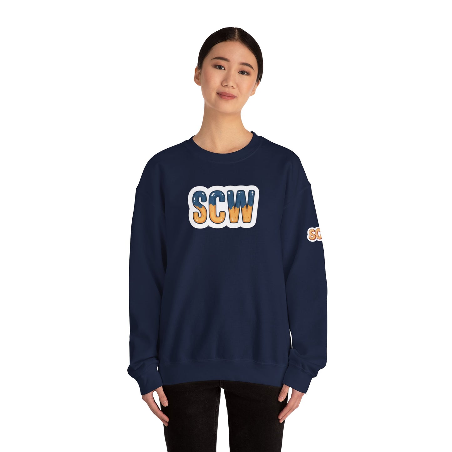 "Stickered 4.0" Crewneck Sweatshirt