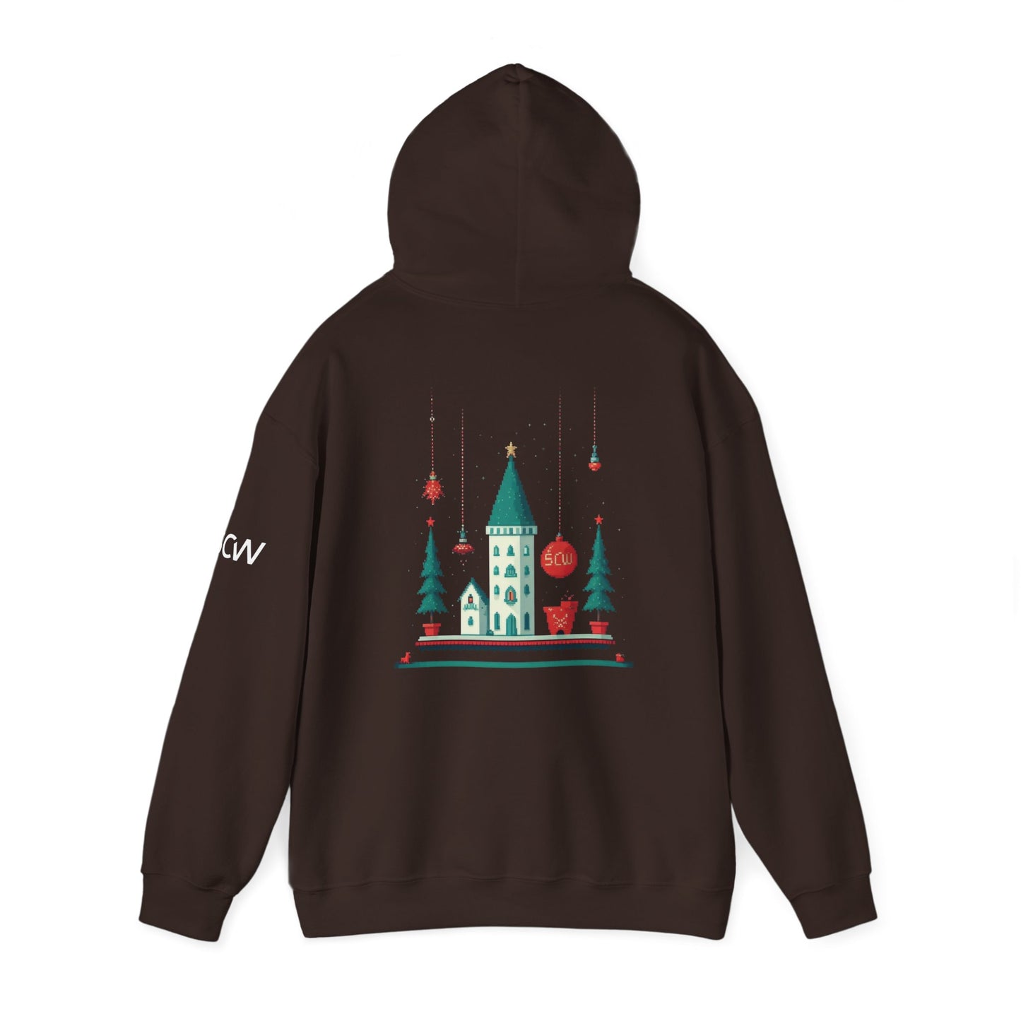 Hooded Sweatshirt Festive Castle