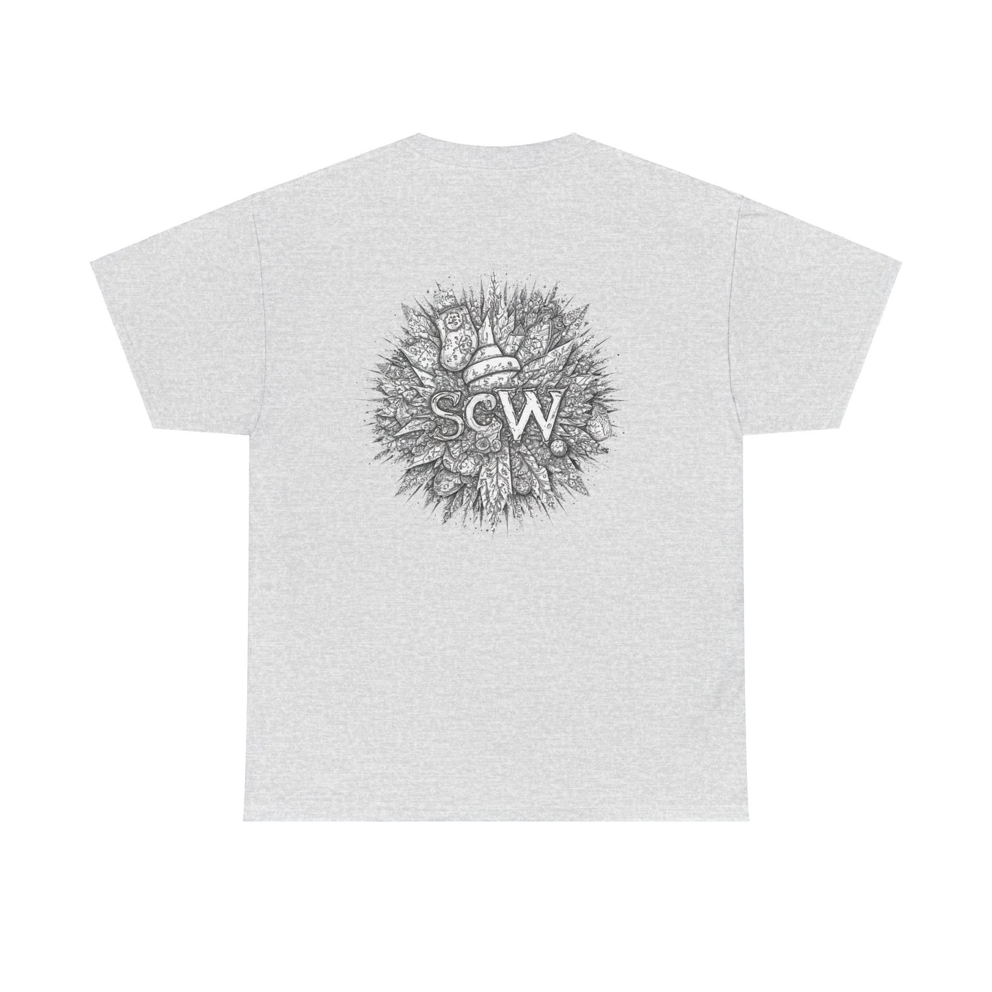 Basic Tee Festive B&W