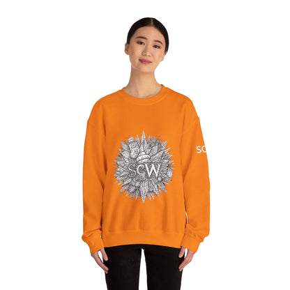 Crewneck Sweatshirt Festive B&W