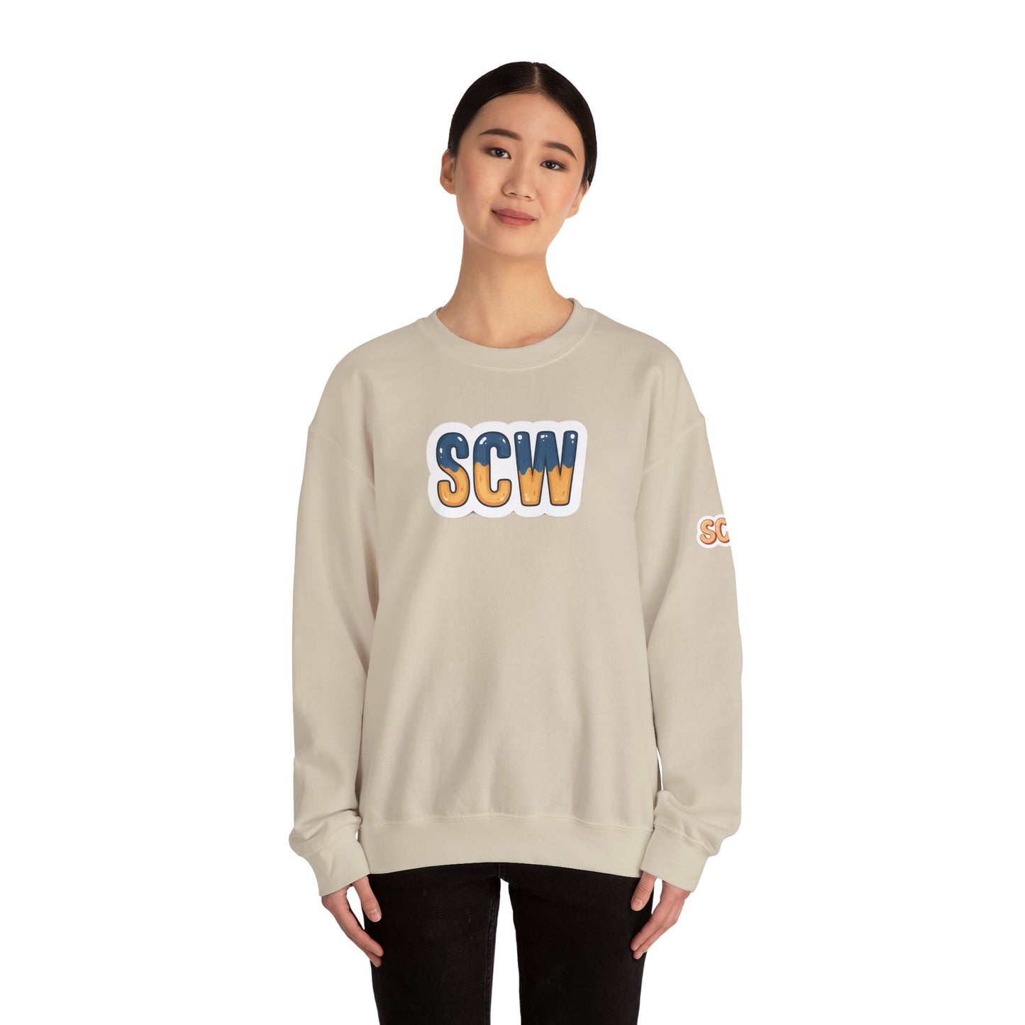 "Stickered 4.0" Crewneck Sweatshirt