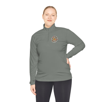 Quarter-Zip Pullover Festive Mistletoe