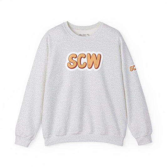 "Stickered" Crewneck Sweatshirt