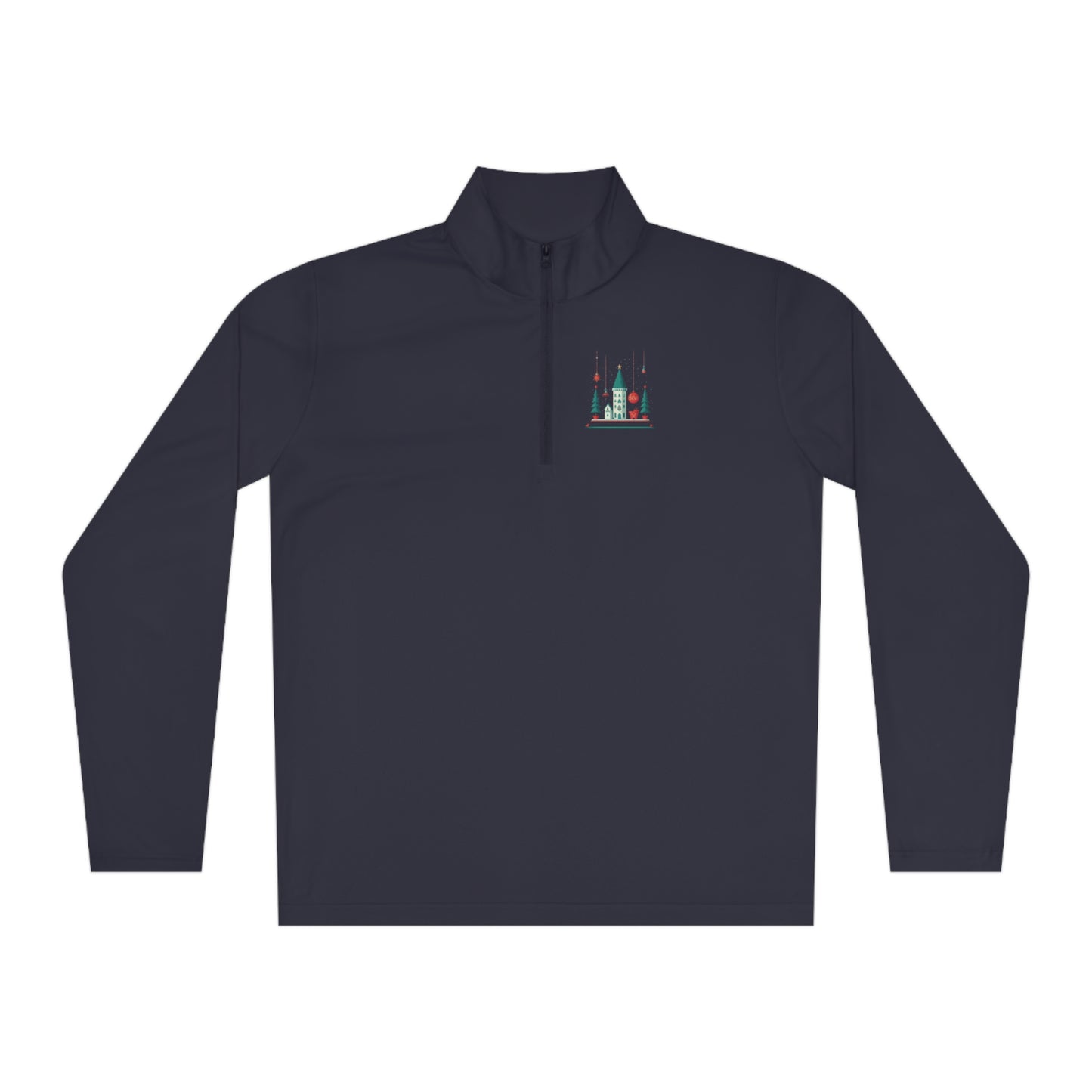 Quarter-Zip Pullover Festive Castle