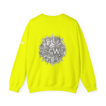 Crewneck Sweatshirt Festive B&W