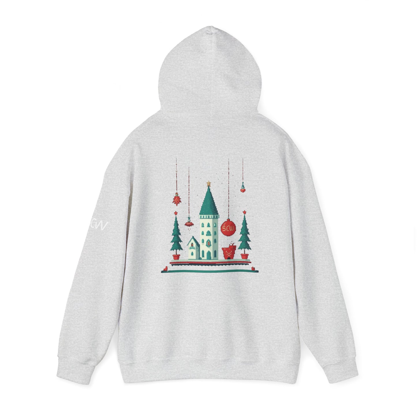 Hooded Sweatshirt Festive Castle