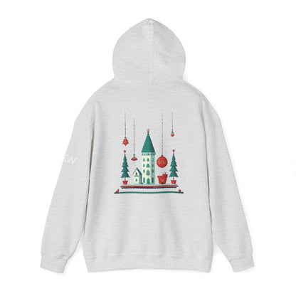 Hooded Sweatshirt Festive Castle