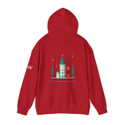 Hooded Sweatshirt Festive Castle