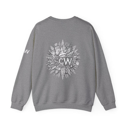 Crewneck Sweatshirt Festive B&W