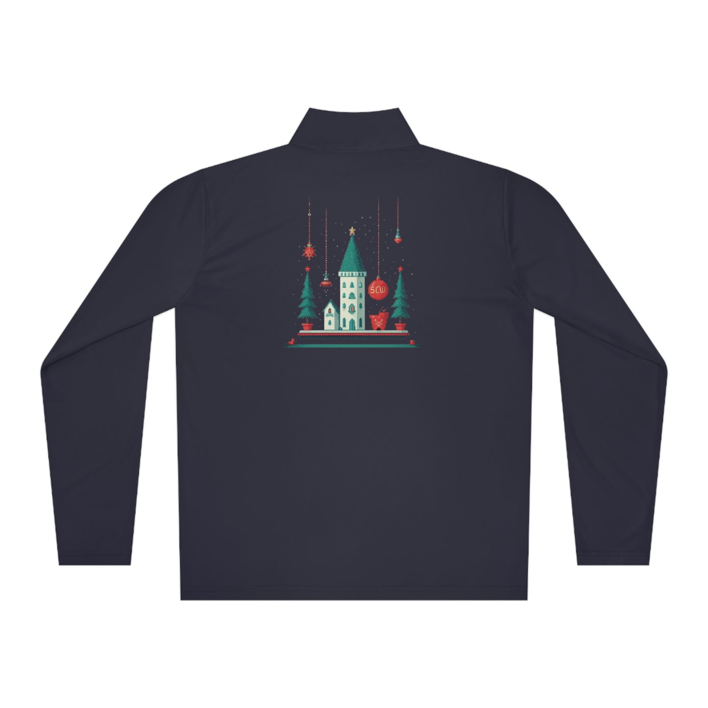 Quarter-Zip Pullover Festive Castle