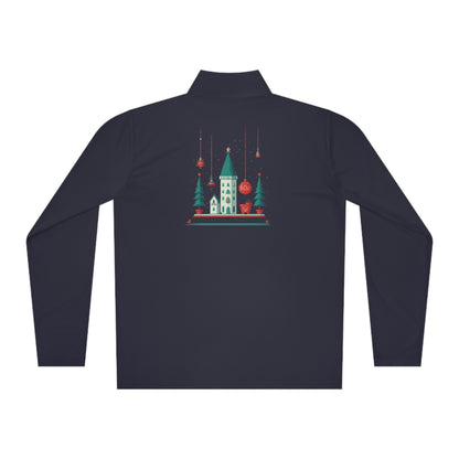 Quarter-Zip Pullover Festive Castle