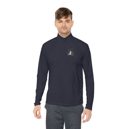 Quarter-Zip Pullover Festive Castle