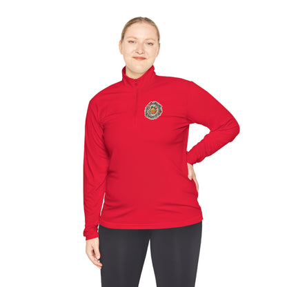 Quarter-Zip Pullover Festive Mistletoe