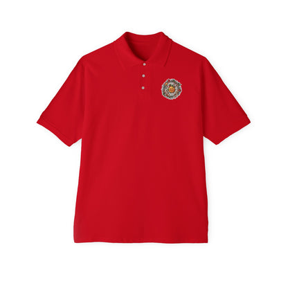 Men's Piqué Polo Festive Mistletoe