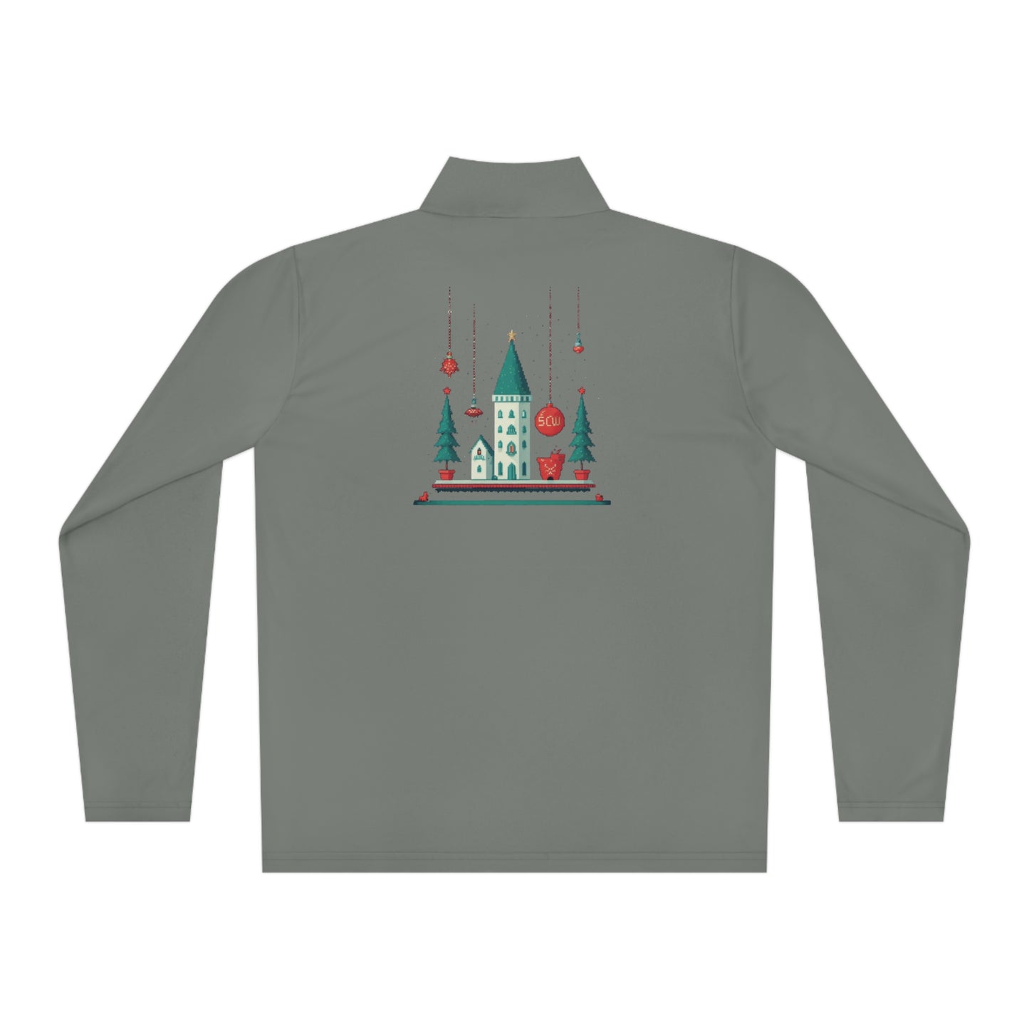 Quarter-Zip Pullover Festive Castle