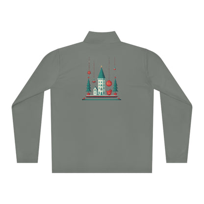 Quarter-Zip Pullover Festive Castle