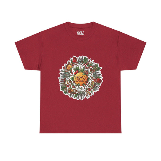 Basic Tee Festive Mistletoe