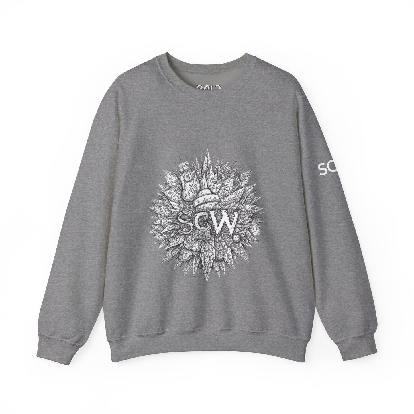 Crewneck Sweatshirt Festive B&W