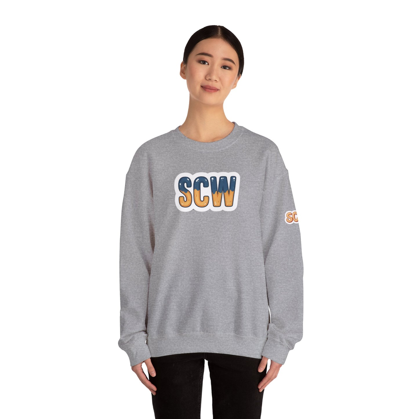 "Stickered 4.0" Crewneck Sweatshirt