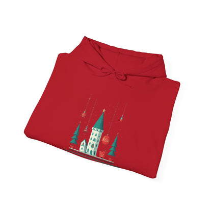 Hooded Sweatshirt Festive Castle