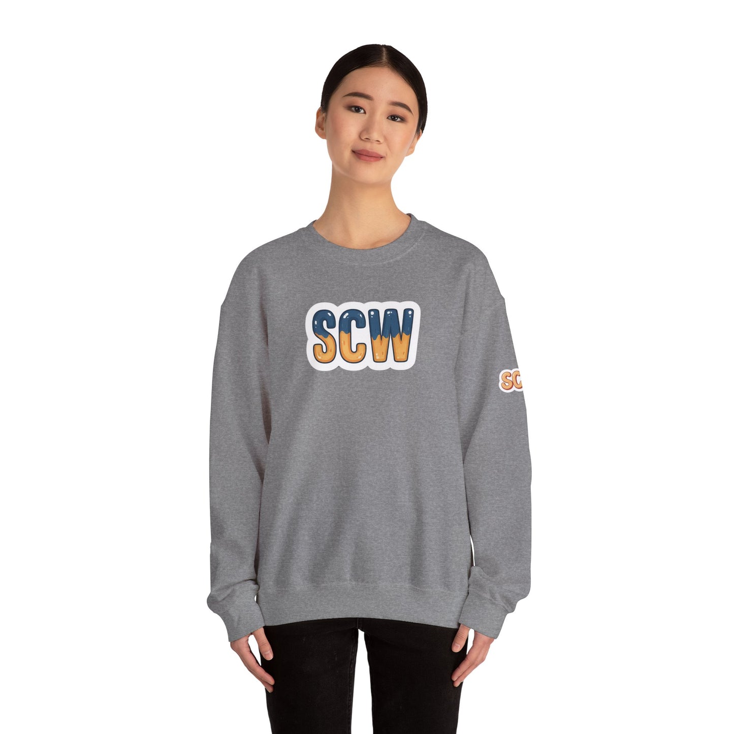 "Stickered 4.0" Crewneck Sweatshirt