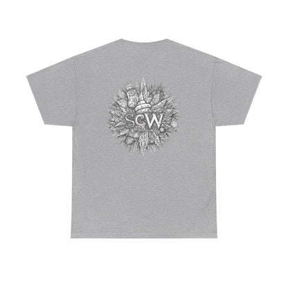 Basic Tee Festive B&W