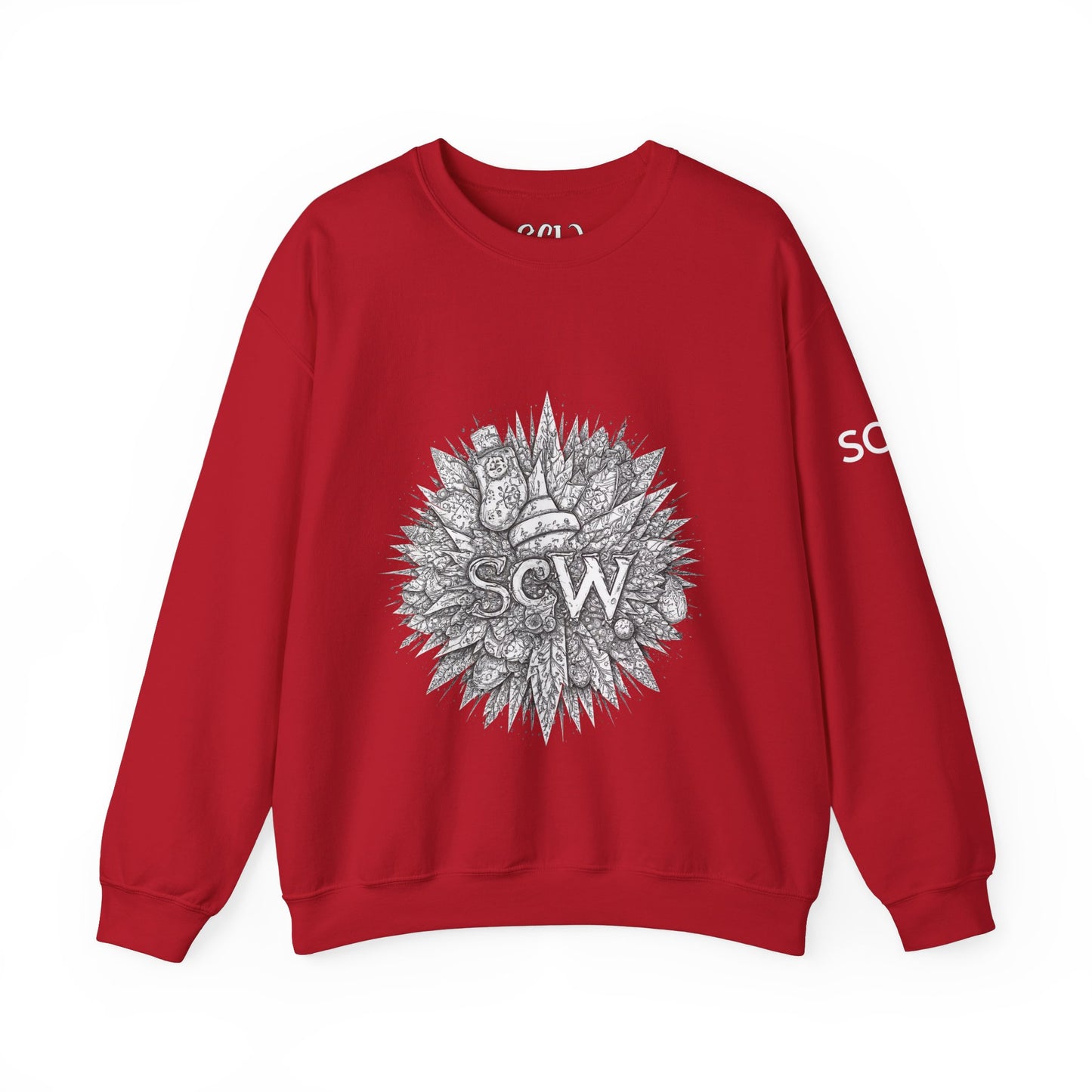 Crewneck Sweatshirt Festive B&W