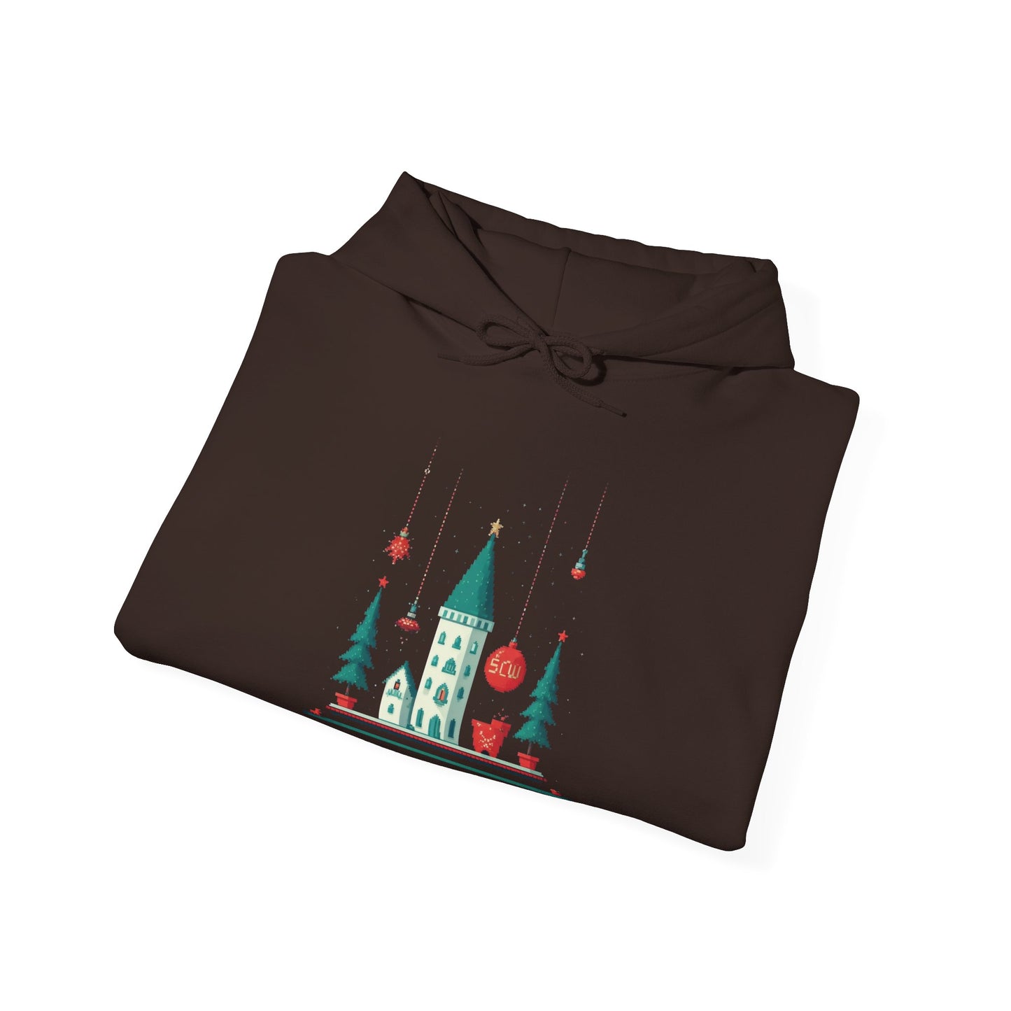 Hooded Sweatshirt Festive Castle