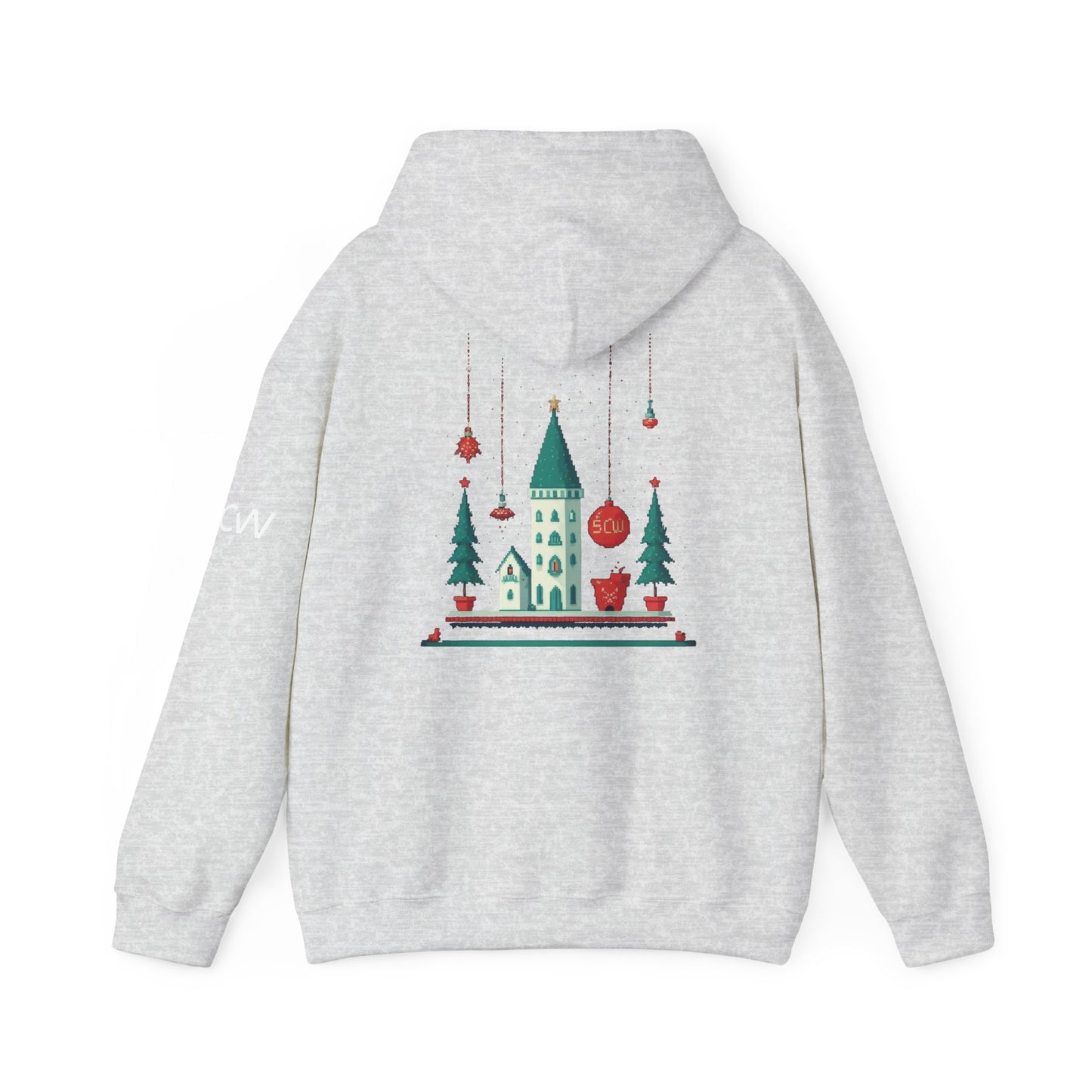 Hooded Sweatshirt Festive Castle